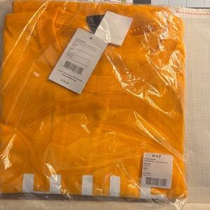 HUF Men's yellow/Bold Orange T men’s Xl supreme streetwear Benny Gold 2010?